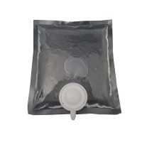 500ml alcohol PE laminating material hand sanitizer gel plastic packaging bag with pump in dispenser for public toilet